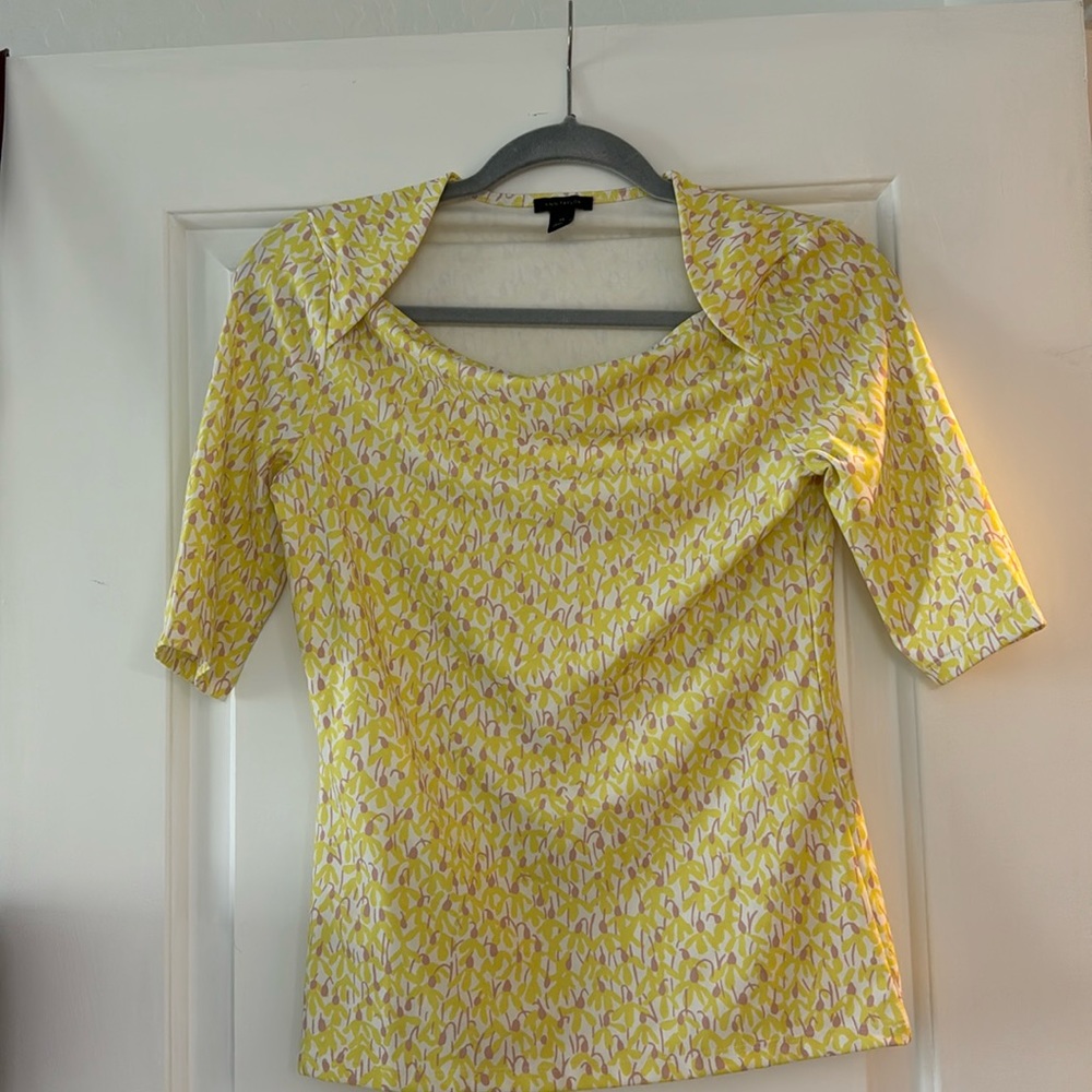 Ann Taylor yellow shirt